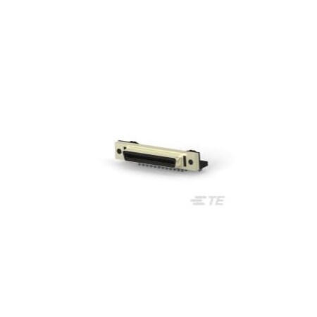 Te Connectivity Telecom And Datacom Connector, 50 Contact(S), Female, Right Angle, Solder Terminal, Receptacle 316998-7